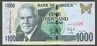 Jamaica, P-86i, 2011 $1000, GemCU